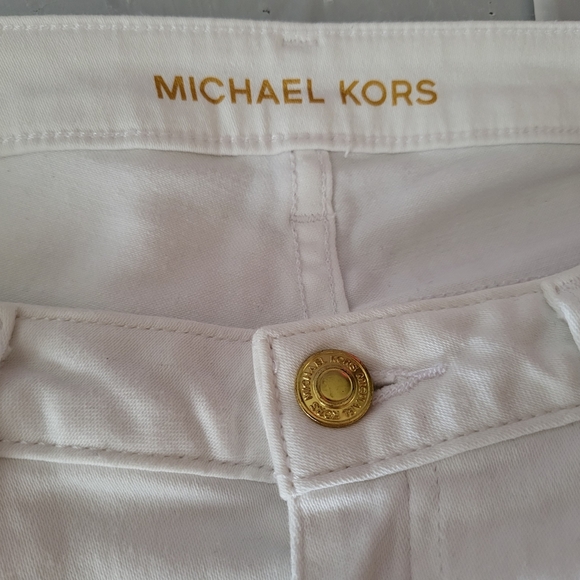 NWOT Michael Kors White Jeans, Size 6 (30x29) - Picture 6 of 7